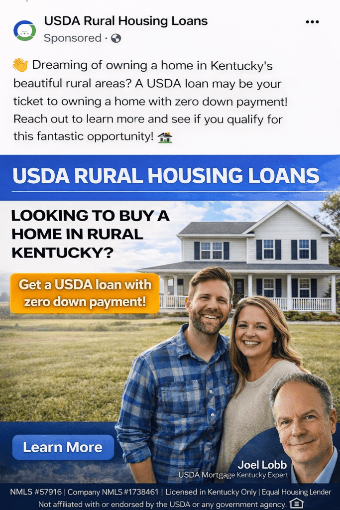If you’re looking to buy a home in rural Kentucky, USDA loans may let you buy with zero down payment. Income limits apply, and the property must be in an eligible rural area. The good news? USDA loans are currently open — no shutdown. Getting pre-approved is free and there’s no obligation. If you want to see if you qualify, let’s get started.
